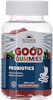 SUNSHINE NUTRITION GOOD GUMMIES PROBIOTICS 60'S