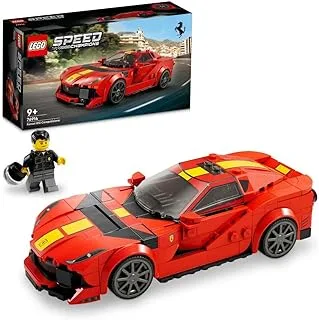 LEGO Speed Champions Ferrari 812 Competizione 76914 Building Blocks Toy Car Set; Toys for Boys, Girls, and Kids (261 Pieces)