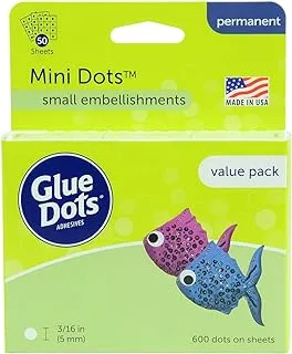 Glue Dots, Mini Dots Value Pack, Double-Sided, 3/16