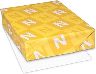 Neenah Classic Crest Coverstock, 21.6 cm x 27.9 cm, 80 lb, Smooth Finish, Solar White, 250 Sheets (04701)