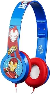 Amplify SMD's - Marvel Avengers Stereo Headphones with Adjustable Headband and 1.2M Aux Cable, Large