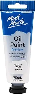 Mont Marte Oil Paint 75 ml, Titanium White