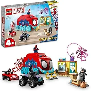 LEGO 10791 Marvel Team Spidey's Mobile Headquarters, Toy for Kids 4+ Years Old with Miles Morales and Black Panther Minifigures, Spidey and His Amazing Friends Series