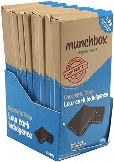 Munchbox Low Carb Indulgence Keto Chocolate Crisp 90 g, 12-Pack