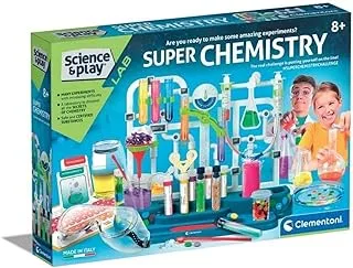 Clementoni Super Chemistry, Multicolor, 61549, 45.1 x 7 x 31.1 centimetres