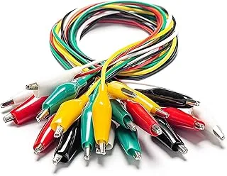 Biella™ 10Pcs Colored Crocodile Clip - Double-ended Alligator Clips Cable Testing Wire Clip for Electrical Appliances Digital Test