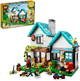 LEGO Creator 3in1 Cosy House 31139 Building Blocks Toy Set; Toys for Boys, Girls, and Kids (808 Pieces)