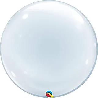 Qualatex 68825 Deco Bubble - Clear Bubble Balloon, 24