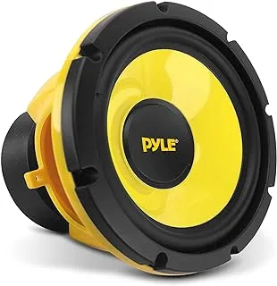 Pyle Car Midbass Speaker System - Pro 8 Inch 400 Watt 4 Ohm Auto Mid-Bass Component Poly Woofer Audio Sound Speakers For Car Stereo w/ 40 Oz Magnet, 50Hz-5KHz Frequency, 3.58” Mount Depth - PLG81