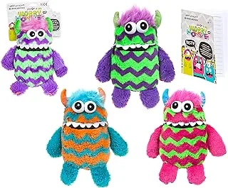 PMS WORRY MONSTER | 9-inch Soft Plush Toy (3 Color Asst Pink/Purple/Blue)