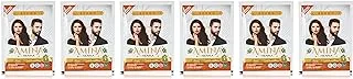 Amina Organic natural Natural Hair Dye Brown colour (60 gm, 6 Pouch )