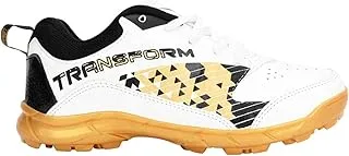 vickytransform Player Cricket Shoes, Golden/White