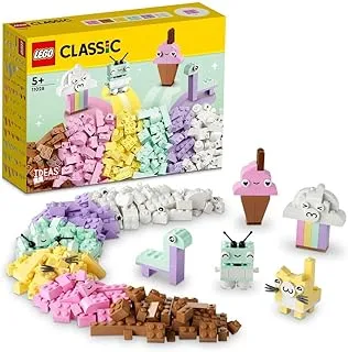 LEGO Classic Creative Pastel Fun 11028 Building Blocks Toy Set; Toys for Boys, Girls, and Kids (333 Pieces)