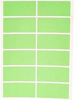 Tanex Adhesive Labels 23mmx50mm 12 Labels X5 Sheets Green