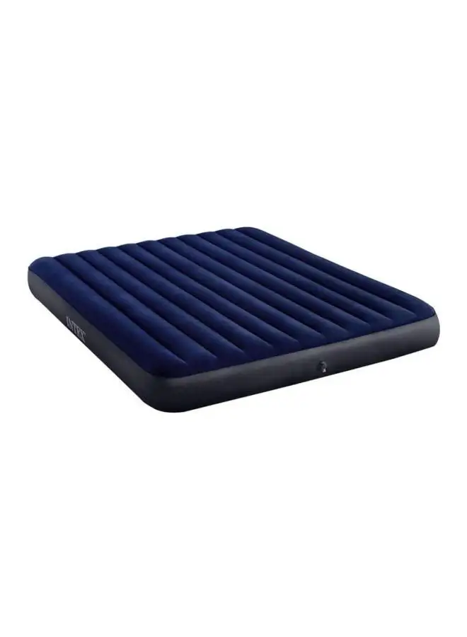 INTEX Classic Downy Airbed Blue/Black 203x183x25cm