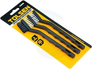 Tolsen 3PCS WIRE BRUSHES SET