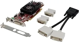 VisionTek Radeon 4350 SFF 512MB DDR2 (2x DVI-I, TV Out) with 2x DVI-I to VGA Adapter Graphics Card - 900273