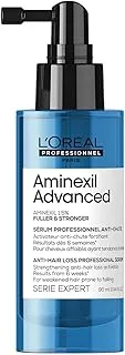 L’Oréal Professionnel | Aminexil Advanced Strengthening Anti-hair Loss Activator Serum | For Weakened Hair Prone to Falling | Concentrated with 1.5% Aminexil | SERIE EXPERT | 90 ml