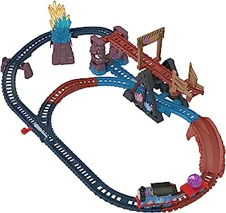 Thomas & Friends Crystal Caves Adventure Set with Motorized Thomas Train & 8 Ft of Track