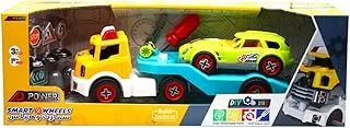 D-Power DIY Smart Wheels Race Car for Kids | Car Building Toy Kit | With Tools, Guideposts | Scale 1:32