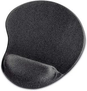 Hama 54777 Ergonomic Mini Mouse Pad, Black