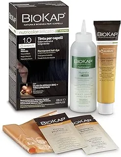 Biokap Unisex Nutricolor Delicato Rapid 1.0 Natural Black - 135ml