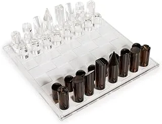 Lucite Chess & Checkers, One Size