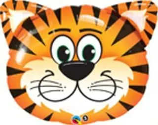 Qualatex 16189 Shape Tickled Tiger Foil Balloon, 30-Inch