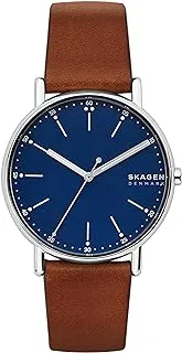 Skagen Signatur Three-Hand 40mm Minimalist Watch, Signatur Steel-Mesh Watch - SKW6577