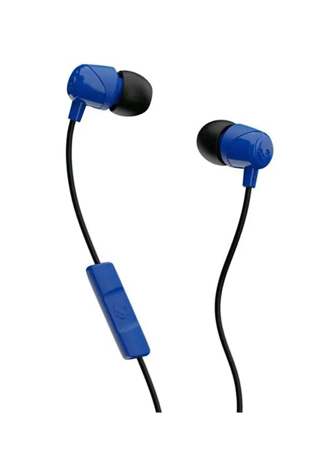Skullcandy Jib In-Ear Noise-Isolating Earbuds With Microphone and Remote For Hands-Free Calls Cobalt Blue