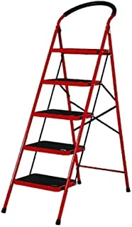 ECVV Folding Steps Ladder Domestic Light Stepladder Household Combination Multi-function Ladders Indoor Outdoor Home (5 Step)