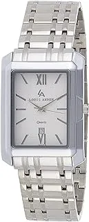 Louis Arden Watch for Men Analog Stainless Steel -LA1227M-SS-WHT