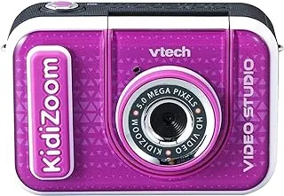 VTech - KidiZoom Studio (Purple) | Video Camera for Children with Fun Games, Special Effects, Rechargeable Battery, Action Camera for Boys and Girls from 5 Years +