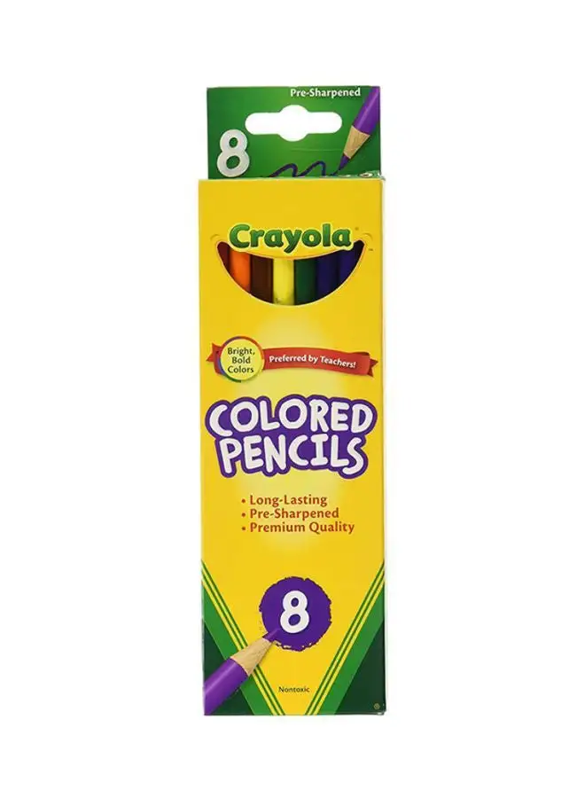 Crayola 8-piece Colored Pencils ‎2.54x10.16x22.86