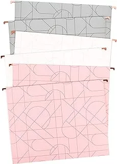 U Brands Hanging File Folders, Modern + Pretty, 6 Count