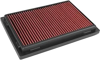 DNA MOTORING AFPN-211-RD Clean Air Washable Drop In Panel Air Filter Enhance Engine Performance Power & Acceleration Improve [Compatible with Lexus ES300H]