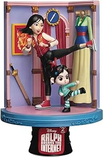 Beast Kingdom Wreck-It Ralph 2: Mulan DS-054 D-Stage Statue, Multicolor, 6 inches