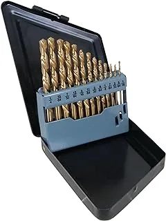 Performance Tool W9011 13pc Left Hand Drill Bit Set, With Titanium Nitride Coating SAE (1/16