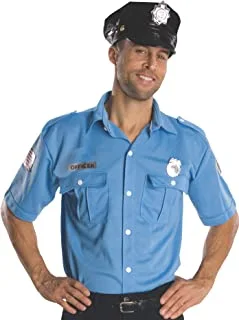 Rubie's costumes Heroes and Hombres Adult Police Officer Costume Top and Hat Adult Sized Costumes (pack of 1)