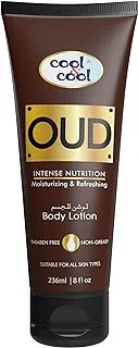 Cool & Cool Oud Body Lotion | Non Greasy & Paraben Free, 236ml