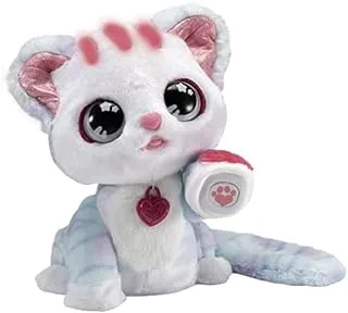 VTech Glitter Me Kitty, Interactive Soft Toy for Children, Soft Plush Toys for Sensory Play, Cute Kitten Plush Toy for Girls and Boys, Magical Kitten for Role-Play, Aged 4 + Years, 22.1 x 15 x 14 cm