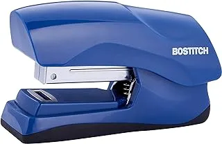 Bostitch Office Heavy Duty Stapler, 40 Sheet Capacity, No Jam, Half Strip, Fits into the Palm of Your Hand, For Classroom, Office or Desk, Navy Blue