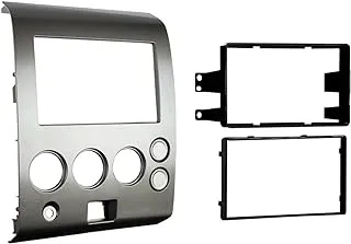 Metra 95-7406 Double Din Installation Dash Kit For 2004-2007 Nissan Titan And 2004-2005 Nissan Armada -Silver