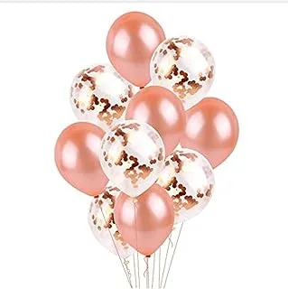 Rose Gold Star Heart Foil Balloons Air Wedding Decoration Helium Balloon Happy Birthday Party Decoration Kids Baby Lover, One Size