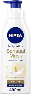 NIVEA Body Lotion Sensual Musk, Musk Scent, Normal to Dry Skin, 400ml