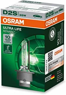 OSRAM XENARC® ULTRA LIFE, D2S, HID Xenon Discharge Bulb, Discharge Lamp, 66240Ult, xenon headlight lamp, Carton folding box (1 lamp)