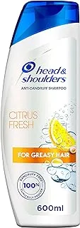 Head & Shoulders Citrus Fresh Anti-Dandruff Shampoo for Greasy Hair, 600 ml