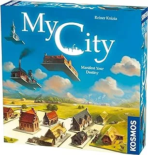 Thames & Kosmos My City | Family – Friendly | Legacy Board Game | Kosmos Games | 2 to 4 Players | Ages 10 and Up | Award Winning Designer Reiner Knizia, Blue