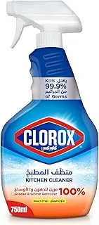 Clorox Kitchen Spray Cleaner, 750ml, Bleach Free, Kills 99.9% of Germs, 100% Grease and Grime Remover