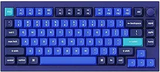 Keychron Q1 QMK Gateron Phantom Mechanical Keyboard with Knob, RGB, Red Switch and Costom Ho